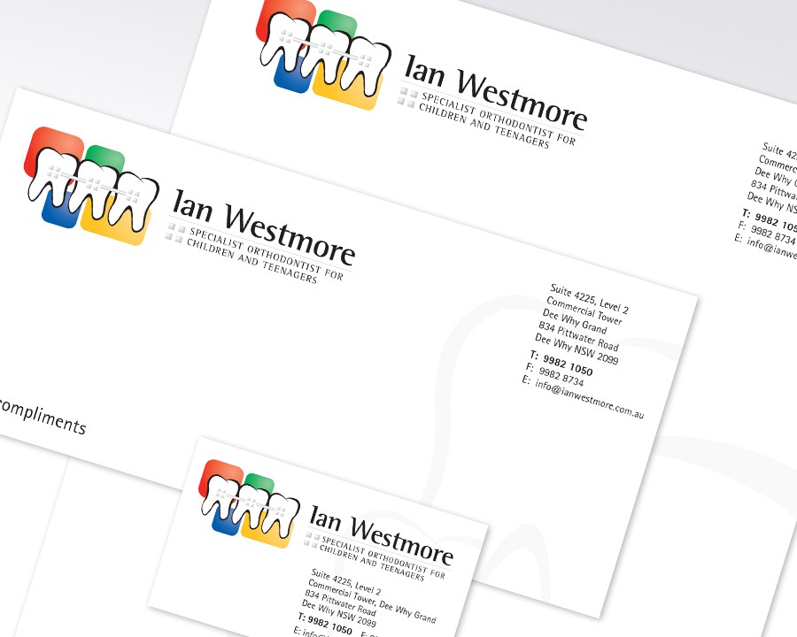 Ian Westmore logo and stationery